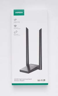 UGREEN AX1800 USB WiFi 6 Adapter Dual Band 5GHz/2.4GHz WLAN Stick PC-hez Dupla Antenna Windows 10/11 Kompatibilis 13