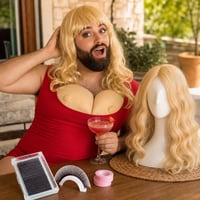 Kostým plavčíka na prezlečenie: 1x kostým + 1x parochňa + 1x mihalnice + 2x páska 1