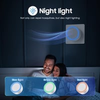 Bubbacare Ultrahangos Rovarriasztó Szett - 2db Elektromos Szúnyogriasztó Éjszakai Fénnyel, Hatékony Egér, Pók, Csótány, Légy és Bolha Elleni 7
