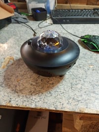 Hviezdny projektor, galaktické svetlo, nočná lampa do detskej izby, projektor morských vĺn s Bluetooth — bez diaľkového ovládania (stav: viď 2. obrázok) 2