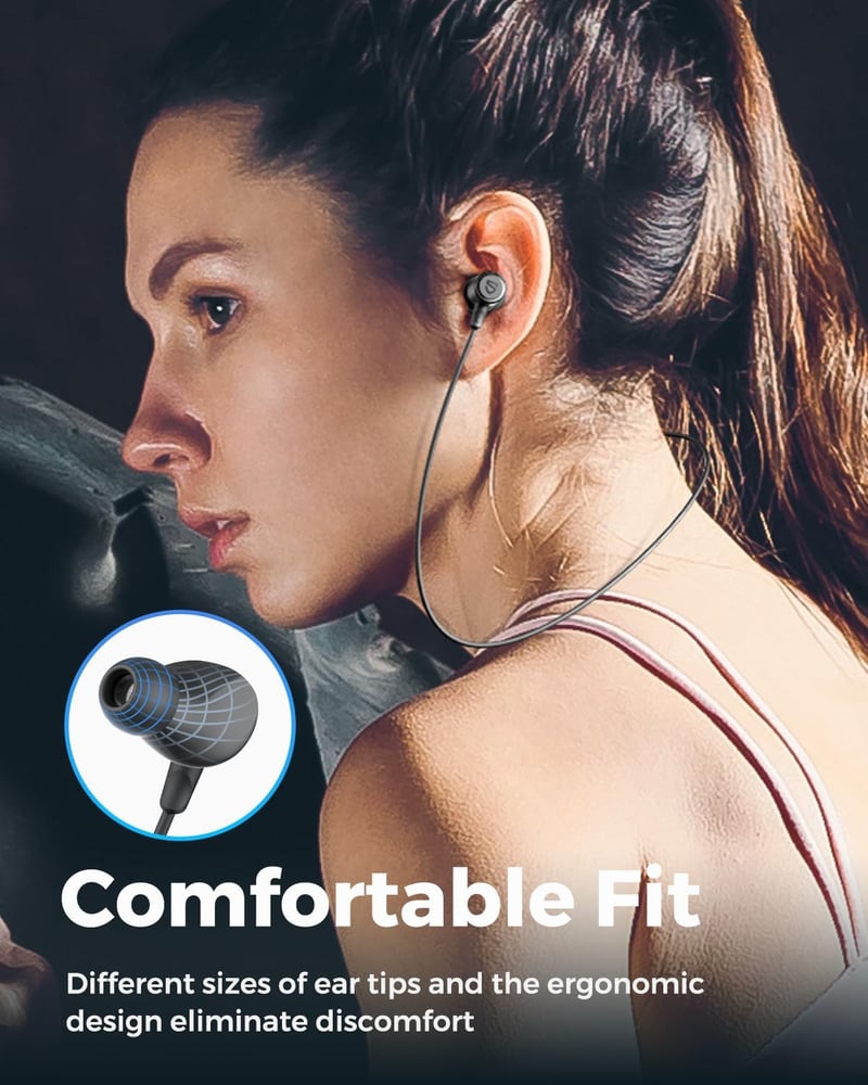SoundPEATS Q30 HD+ Bluetooth Fülhallgató - Vízálló, Sportos, 12 Órás Üzemidő