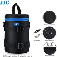 JJC Prémium Vízálló Objektívtok 110x190mm-es Lencsékhez, Fekete 3