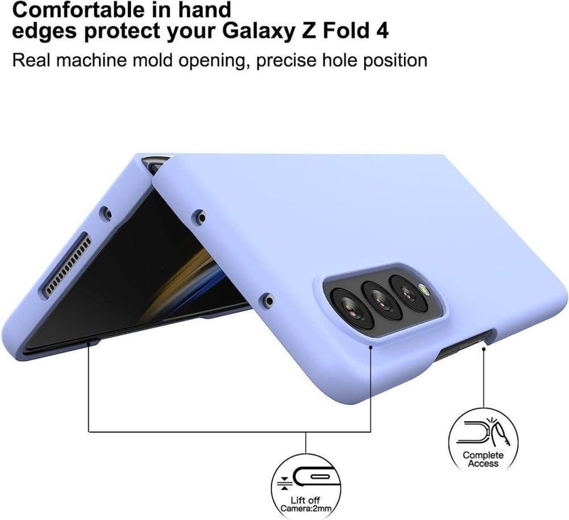 Samsung Galaxy Z Fold 4 5G Lila Védőtok