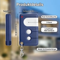 Mucek 2db Garázskapu Távirányító Chamberlain LiftMaster MotorLift Kapunyitókhoz - 84335EML 94333E Kompatibilis Kézi Adó CR2032 Elemmel 2