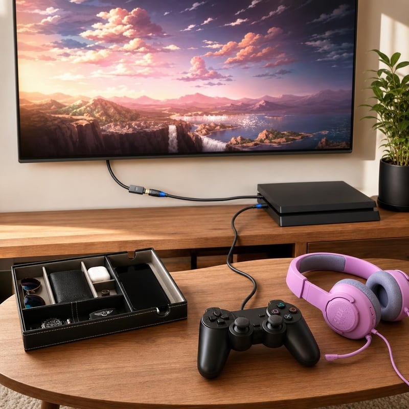 Herný balíček: 2x HDMI kábel + PS2 ovládač + organizér + herné slúchadlá