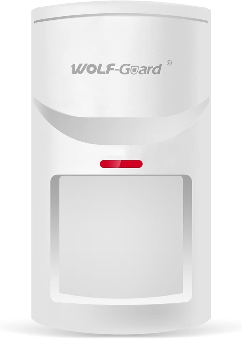 Wolf-Guard HW-05B Vezeték Nélküli Mozgásérzékelő, 12m Hatótávolság, Kisállat Barát (5kg-ig), 2 Éves Elemélettartam, Riasztórendszerhez
