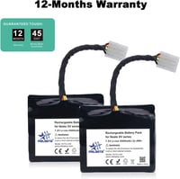 melasta 7.2V 4500mAh Lítium-ion akkumulátor csomag (2db) Neato XV sorozatú robotporszívókhoz - XV-11, XV-12, XV-14, XV-15, XV-21, XV-25 mode 6