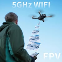 X-IMVNLEI X15 Drón Kefe Nélküli Motorral - 1080P HD Kamera, 5G WiFi FPV, 90° Forgatható Lencse, Kezdőknek, 2 Akkumulátorral, Távirányítós Qu 3