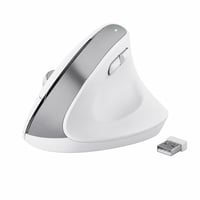 Trust Bayo+ Ergonomski bežični vertikalni miš Bluetooth + RF 2.4GHz - bijeli — bez kabela za punjenje (stanje: vidi 2. sliku) 1