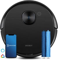 ECOVACS Deebot T9 AIVI Robotporszívó Feltörlő Funkcióval - 3000Pa Szívóerő, Akadályfelismerés, Csomómentes Kefe, Állatszőr Eltávolítás, 3D T 1