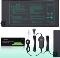 LERWAY Fűtőszőnyeg Terrárium Növény Hüllő Fűtőpad 30W 52x25cm Üvegház Melegítő Matrac Gyík Kígyó Teknős 2