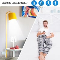 Sonsonai Távirányítós Konnektorok - 5 db, 2 Távirányító, 70m Hatótáv, 2300W 5