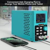 Kiprim DC310S Programozható Labortápegység 0-30V/10A - 4 Digites LED Kijelző, Túlterhelés Védelem, USB Port, 4 Memória Gomb, 300W Teljesítmé 7