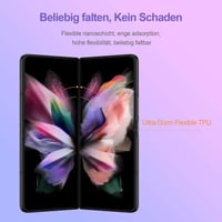 Samsung Galaxy Z Fold 4 5G ujjlenyomatmentes képernyő- és hátlapvédő fólia, 2 db 4