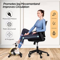Tvdugim Pedál Tréner - Otthoni Lábgép 6 Sebességfokozattal, LCD Kijelzővel - Csendes Motoros Szobakerékpár Rehabilitációhoz, Időseknek, Fitn 4