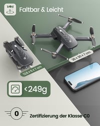 Holy Stone HS175D Összecsukható GPS Drón 4K Kamerával - 46 Perces Repülési Idő, Követés Funkcióval, Kefe Nélküli Motor, Kezdőknek és Profikn 7