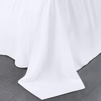 Utopia fehér mikroszálas lepedő 225x255 cm - puha, kefézett felületű 5