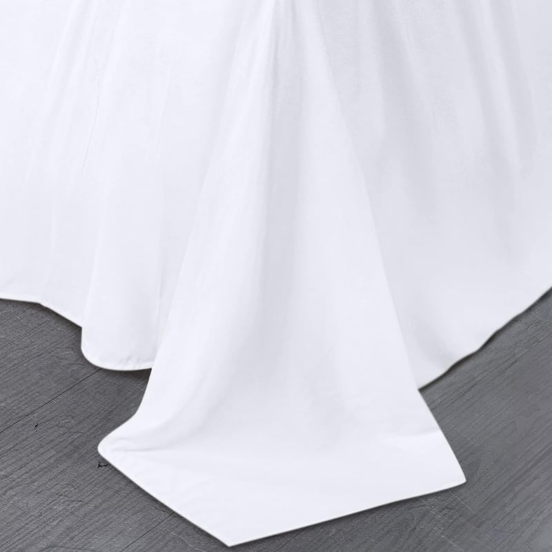 Utopia fehér mikroszálas lepedő 225x255 cm - puha, kefézett felületű