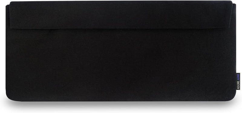Logitech K400 Plus és K400 Professional billentyűzet védőtok - Adore June Keeb fekete hordozható tok