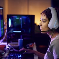 Orzly RX-H20 Gamer Fejhallgató PC, PS5, Xbox, Nintendo Switch Kompatibilitással - Vezetékes Gaming Headset Zajszűrő Mikrofonnal, Siberia Feh 4