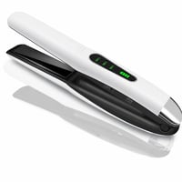 SUNMAY Voga bežična pegla za kosu, titanijska, 2 u 1 uređaj za ravnanje i kovrčanje — bez USB kabela i torbice (stanje: vidi 2. sliku) 1