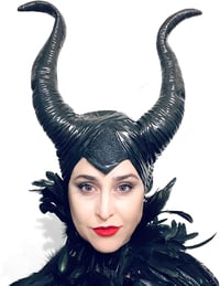 Maleficent Latex Szarvak - Halloween Női Jelmez Fejdísz 5