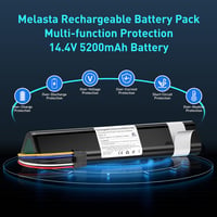 melasta 14,4V 6500mAh Lítium-ion Akkumulátor Neato Botvac D3 D4 D5 D6 D7 Robotporszívókhoz, 945-0225 Sorozathoz Kompatibilis Csereakku 8