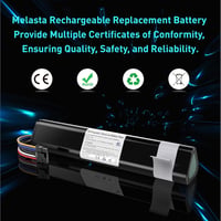 melasta 14,4V 6500mAh Lítium-ion Akkumulátor Neato Botvac D3 D4 D5 D6 D7 Robotporszívókhoz, 945-0225 Sorozathoz Kompatibilis Csereakku 7