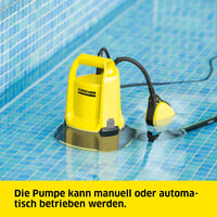 Kärcher SP 9.000 Lapos Merülőszivattyú 9000 l/h - Szennyezett Vízhez, 7m Merülési Mélység, 5mm Szemcseméretig, 1mm Maradékvíz Magasság 4