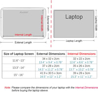 Aucase 15-16 colos neoprén laptop táska férfiaknak és nőknek 5