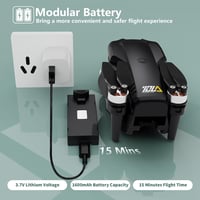 Toladrone TD12Pro Összecsukható Drón 1080P HD Kamerával - Kefenélküli Motorok, Optikai Pozicionálás, Fejnélküli Mód, Kezdőknek és Haladóknak 7