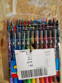 Set de carioci și creioane colorate Maped Color'Peps Monster pentru copii, 27 buc (12 carioci — 3 vârfuri rupte, 1 capac rupt (stare: vezi a 2-a imagine) 3
