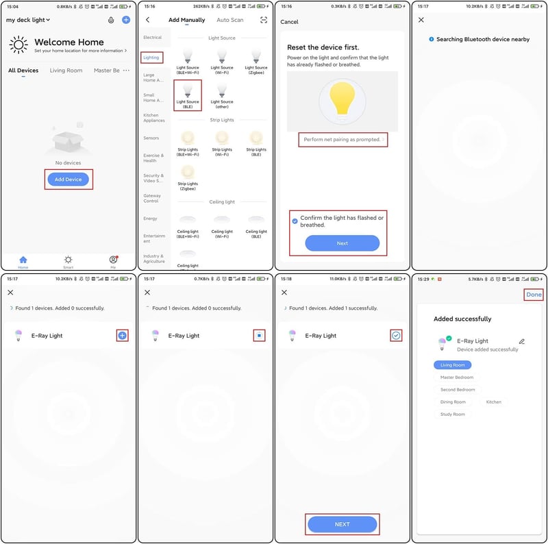 Tuya Smart 10db RGB+Meleg LED Süllyesztett Kültéri Lámpa Szett, IP67 Vízálló