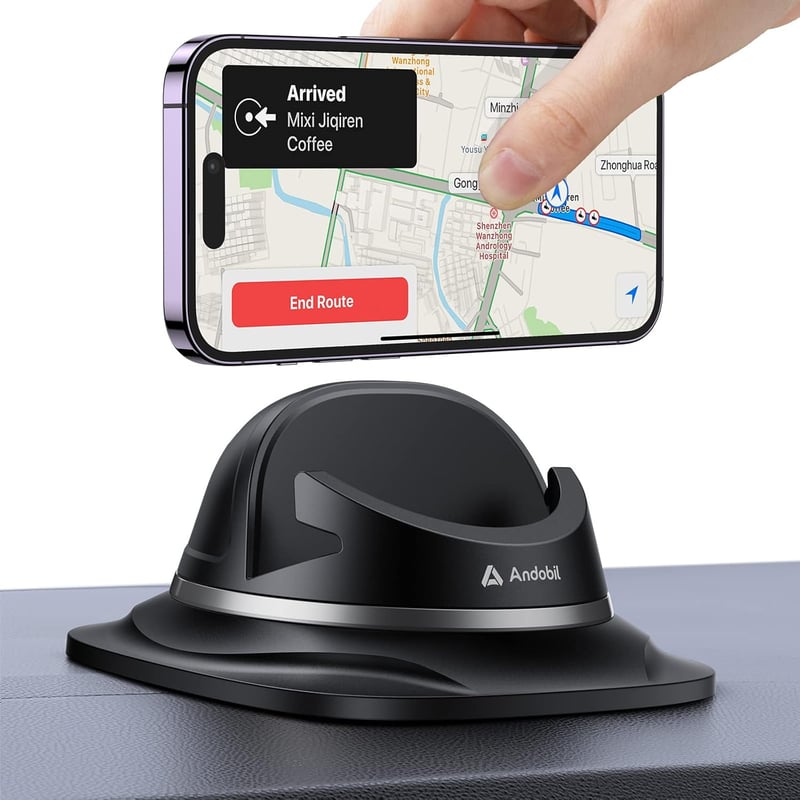 andobil 2025 Műszerfali Telefontartó Autóba - Erős Tapadású Mobiltelefon Tartó iPhone 16/15/14/13/12/11 és Samsung S24/S23 Készülékekhez