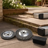 Tavaszi teraszmentő csomag: gyomirtó kefe + acél gyomkefe + 60x40 mm csővégzáró dugó 1