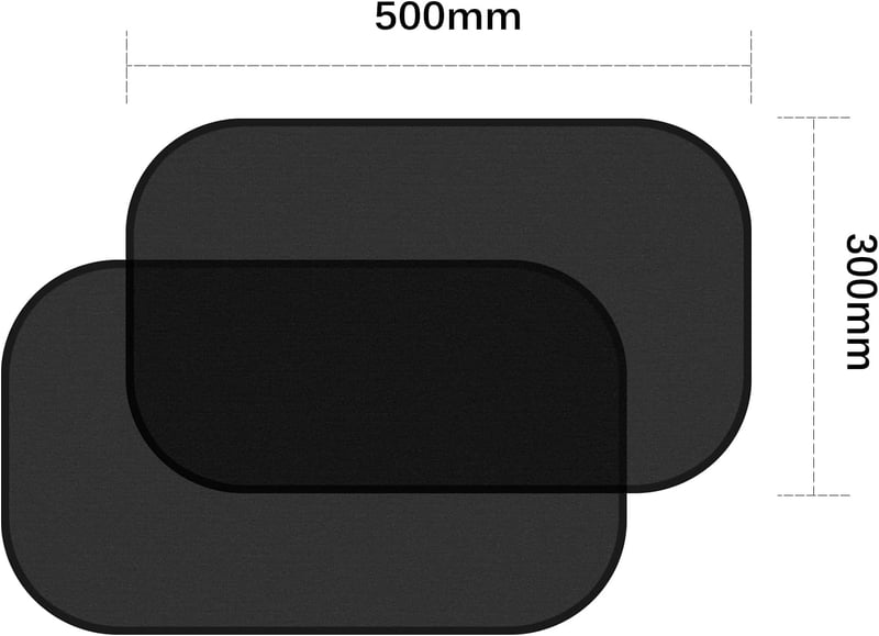 LOTUS POWER Dupla rétegű autós napellenző - Univerzális, PVC-s, 2 db-os szett