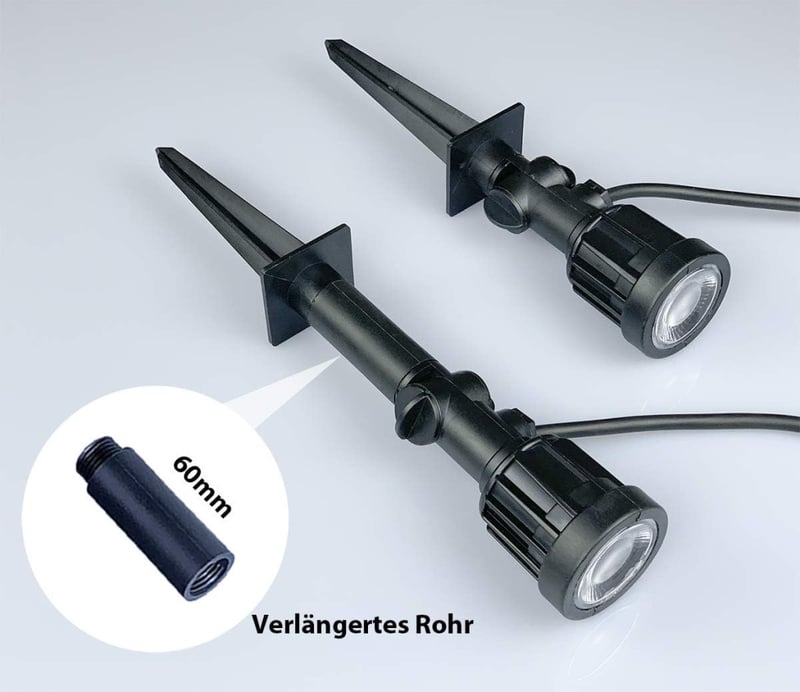 da LIGHT LED kerti lámpa 5W 400lm IP65 vízálló forgatható növénylámpa 3000K