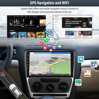 VW Skoda Octavia Android 13 autórádió 10,1" GPS, CarPlay, 2+64GB (2007-2013) 3