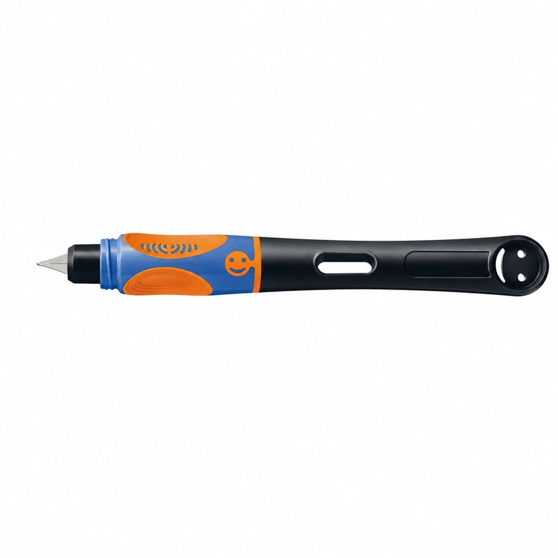 Stilou Pelikan griffix pentru dreptaci, Neon Black – Stilou ergonomic pentru învățarea scrisului – fără patron de cerneală (stare: vezi a 2-a imagine)