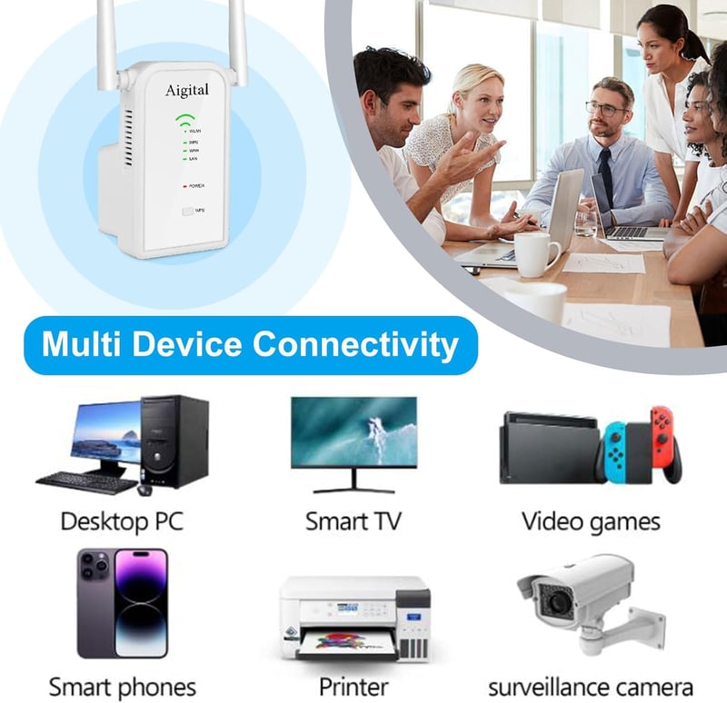 TP-Link 300 Mbps WiFi Jelerősítő Repeater WPS Gombbal, LAN Porttal - Minden Routerrel Kompatibilis