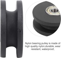 Fitnesz géphez való 50 mm-es nylon csapágyas görgő, 10 db-os szett 6