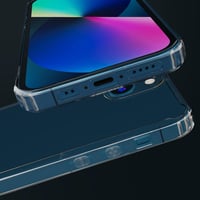 iPhone 13 Ütésálló Tok - Moozy Xframe Átlátszó Szélű, Kettős Színű TPU Kerettel 5