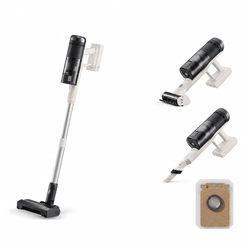 Akumulátorový ručný vysávač Roborock H60 Hub Pro, sací výkon 170 AW, 80 % – Bez nabíjacej/vyprázdňovacej stanice (stav: pozri 2. obrázok)