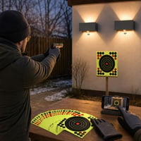 Zimski set za vježbanje: 25x reflektirajuće mete + vanjska lampa sa senzorom + zimske rukavice 1