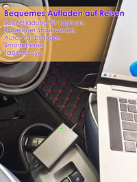 Asus 100W USB-C gyorstöltő autós adapter MacBook, laptop és okostelefon töltésére 7