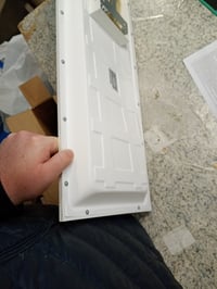 BRILONER LED stropna ploča, 100x25x6 cm, 13,8W, 2900 lm, neutralna bijela svjetlost, indirektno osvjetljenje — udubljen stražnji poklopac (stanje: vidi 2. sliku) 2