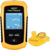 Lucky vezeték nélküli színes hordozható halradar LCD kijelzővel 1