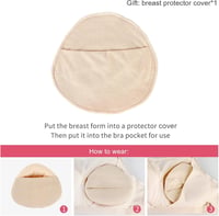 Proteză mamară triunghiulară ușoară din silicon ONEFENG - Umplutură post-mastectomie, textură naturală, 195g, mărimi 85B/85C/90A 5