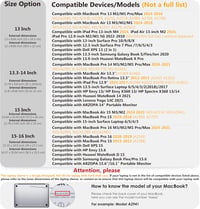 HYZUO 13,3-14" Állítható Laptop Tok MacBook Pro 14" M3/M2/M1 és Surface Laptop 5 Kompatibilis - Fekete 6