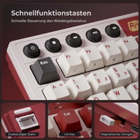 Tastatură Mecanică de Gaming RK ROYAL KLUDGE M87 - 75% TKL, Wireless, cu Ecran, Două Butoane, RGB, 7500 mAh, Hot-Swap Linear Crea 4